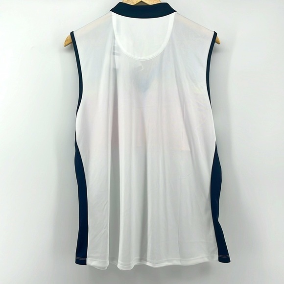 Callaway Womens Gradient Stripe Color Block Golf Polo Brilliant White Size XXL - Picture 6 of 10